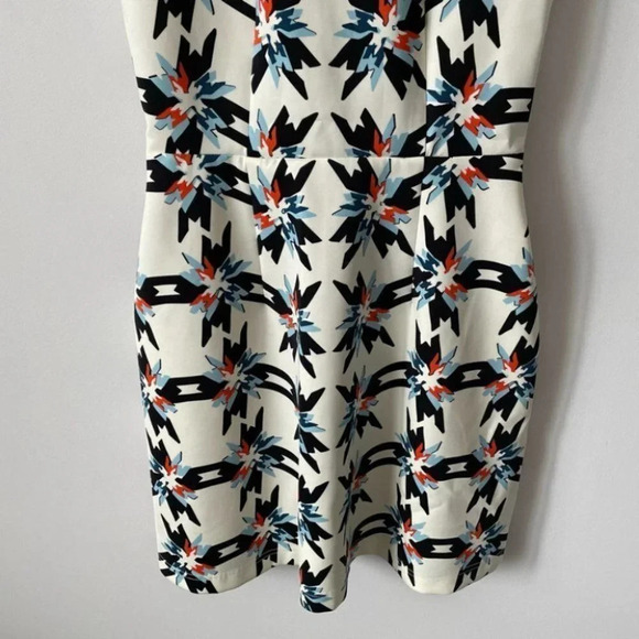 Tanya Taylor Floral Sleeveless Scuba Dress  Sz 4 - Picture 3 of 8